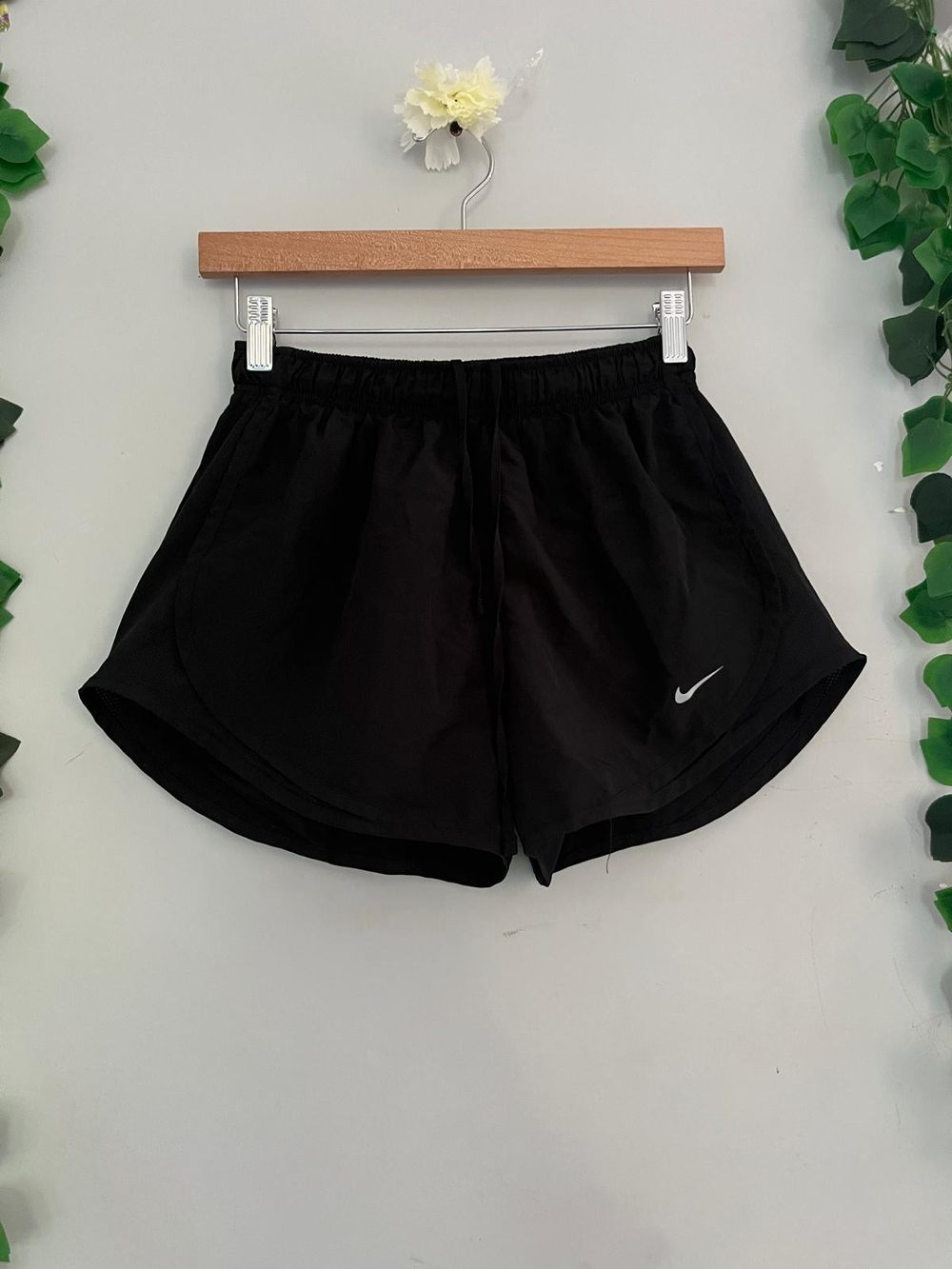 Nike Black Women's Athletic Running Shorts with Swoosh